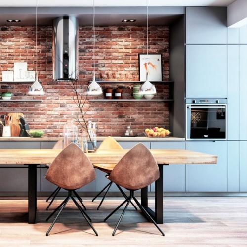 Современный лофт в интерьере кухни. 05 Современный лофт в интерьере кухни. 05