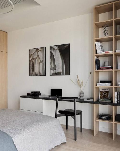 В этом проекте представлен интерьер просторной квартиры в едином цветовом решении. 06