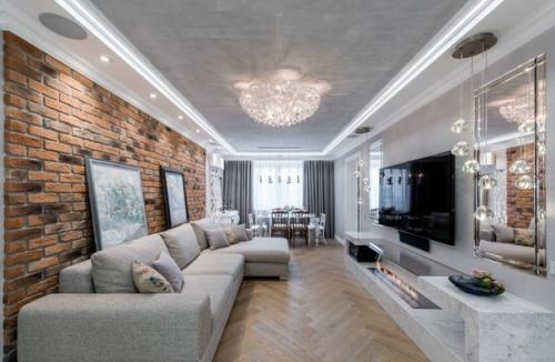 Стильные идеи гостиной комнаты для вдохновения! 01