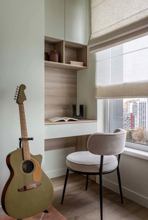 Маленькая квартира в сложных оттенках. 04