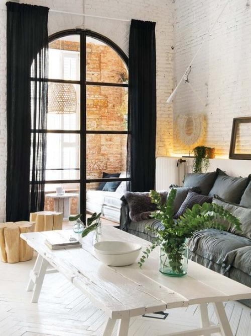 Роскошная квартира в стиле лофт в Барселоне. 01