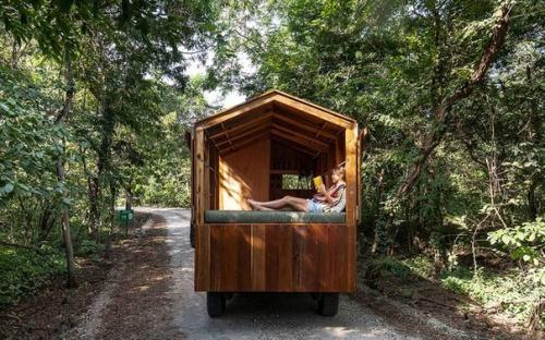 Экодом на колесах: он полностью из дерева. 01