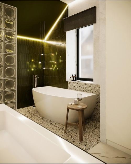 Дизайн интерьера этого дома сочетает в себе любовь к средиземноморской атмосфере и стилю mid - Century Modern. 07