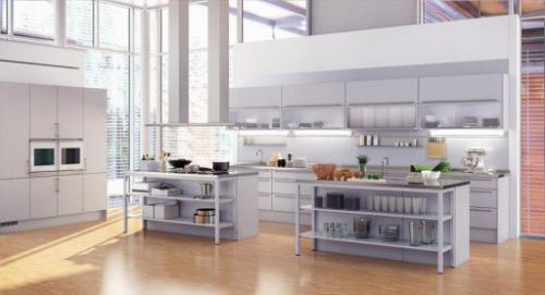 Логика дизайна кухни в стиле лофт: кирпич, бетон и медные трубы. 06