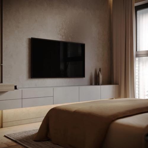 Проект однокомнатной квартиры 48 кв. 07