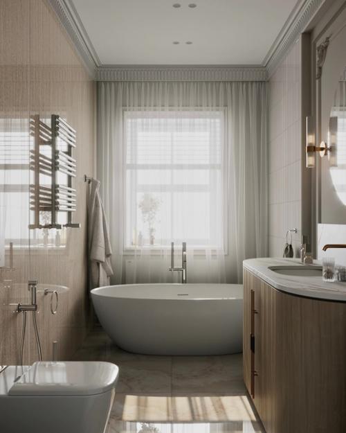 Вы готовы побывать в изысканном интерьере ванной комнаты? 01