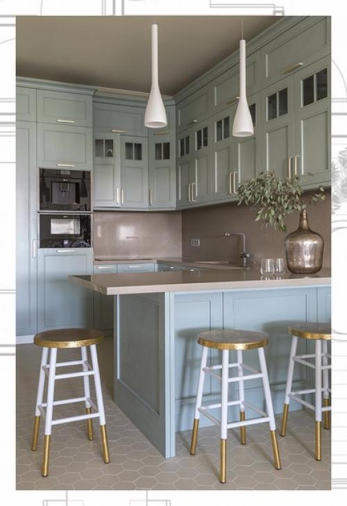 В дизайне интерьера квартир современная классика предполагает зонирование с выделением одного большого помещения - гостиной. 02