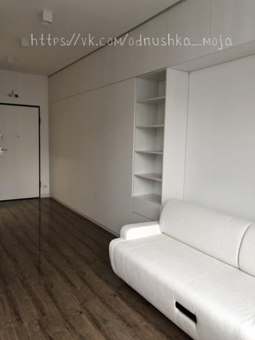 Современный интерьер квартиры 30 кв. 01