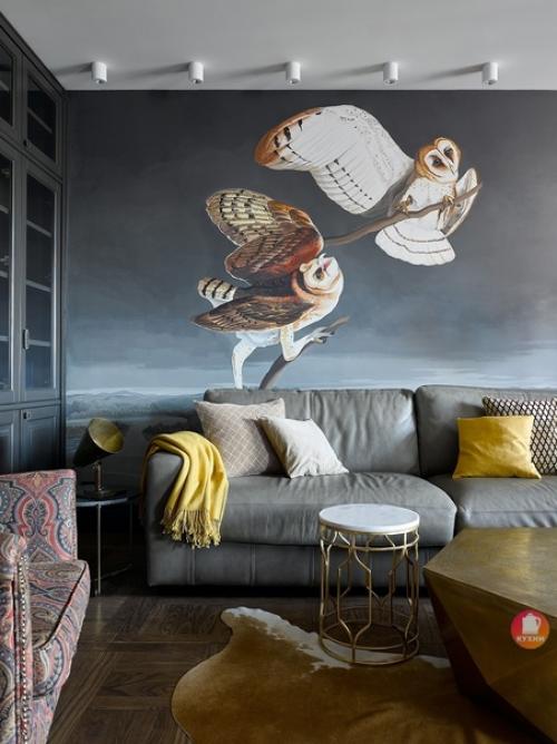 Уникальный, колоритный, очень интересный интерьер квартиры! 02