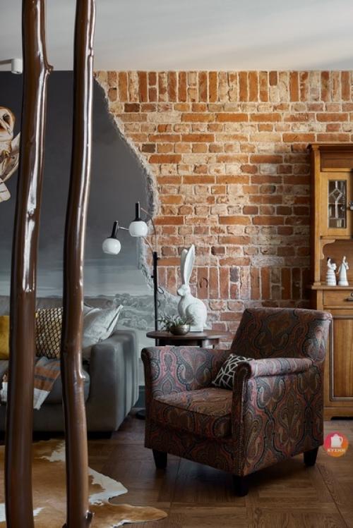 Уникальный, колоритный, очень интересный интерьер квартиры! 06