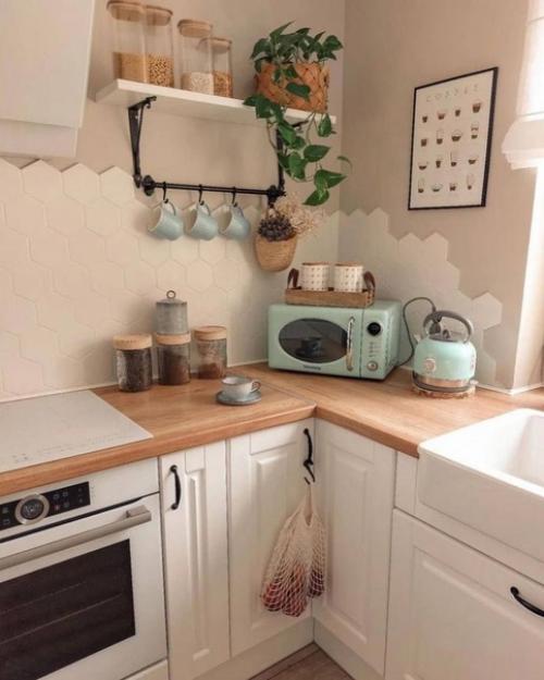 Маленькая кухня в скандинавском стиле. 02