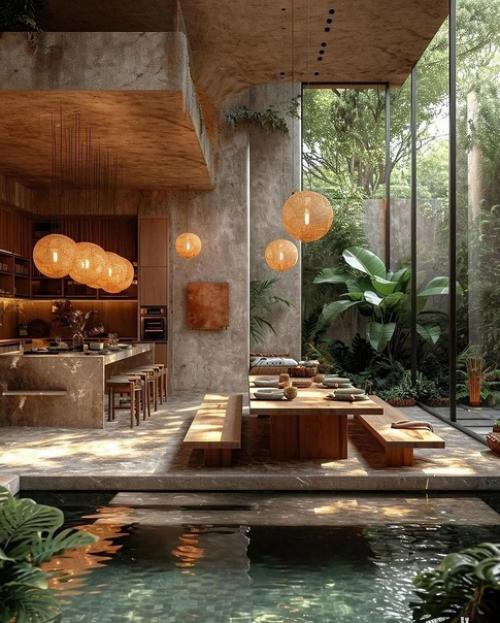 На солнечных берегах Бразилии, в самом сердце джунглей, стояла элегантная вилла, спрятанная среди зелени и пышных растений. 08