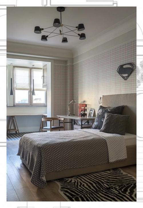 В дизайне интерьера квартир современная классика предполагает зонирование с выделением одного большого помещения - гостиной. 05