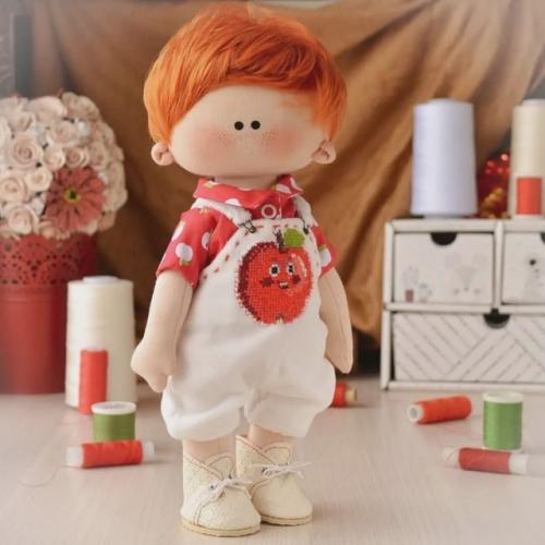 Очаровательные текстильные куколки от Инны Гречкиной. 01