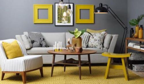 15 способов оформления стены над диваном. 03