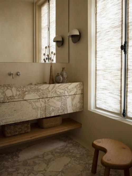 С 2017 года Эммануэль Симон творит интерьеры, где ар - деко встречается с ваби - саби. 01