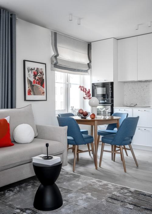 Переделали все и получили очень классный интерьер: маленькая квартира 39 кв. 03