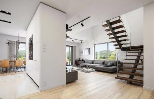 Эскизный проект коттеджа с гаражом. 05