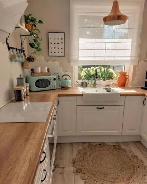 Маленькая кухня в скандинавском стиле. 05