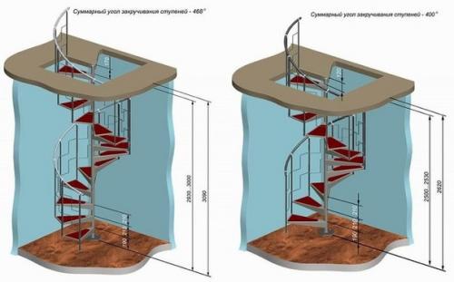 Расчет лестницы на второй этаж. 03