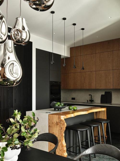 Игра фактур в современном интерьере: квартира 108 м в Москве. 01 Игра фактур в современном интерьере: квартира 108 м в Москве. 01