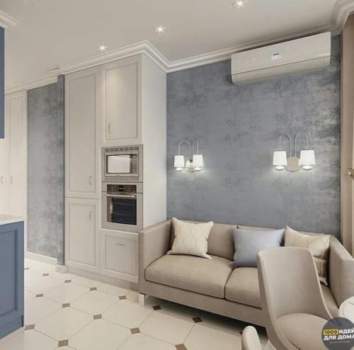 Современный интерьер. В приятной цветовой гамме. 02