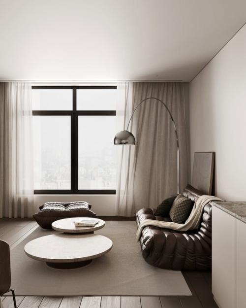 Интерьер кухни - гостиной. 03