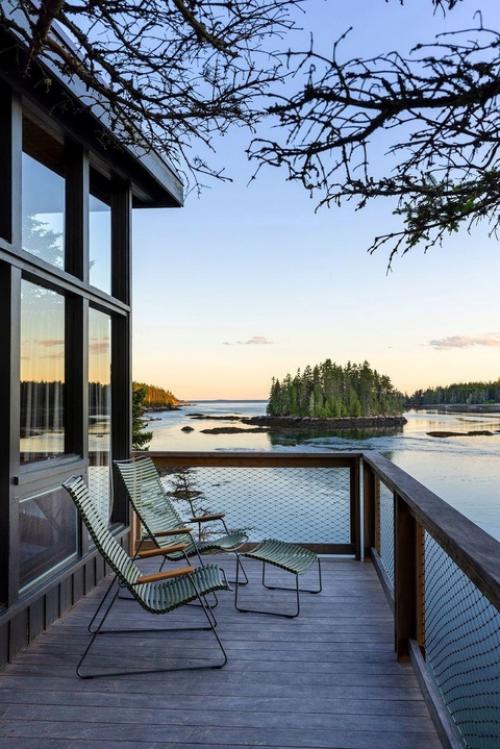 Современный коттедж на скале с историей. 02