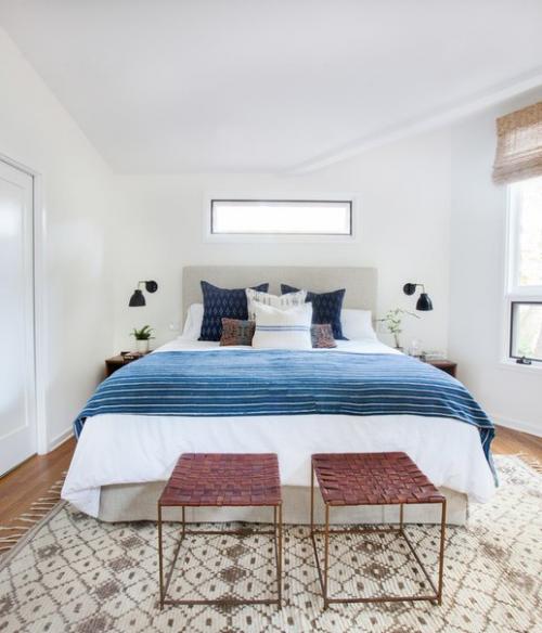 Последний тренд: голые стены в спальне. 01 Последний тренд: голые стены в спальне. 01