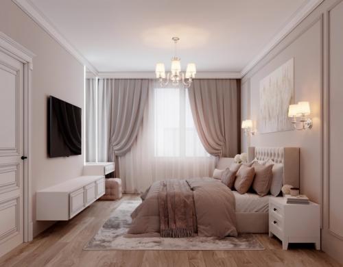 Спальня.  Я работаю дизайнером уже более 20 ти лет. 01