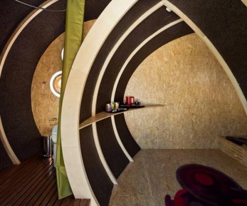 Креативные решения интерьера и технические особенности отделки плитами ОСБ стен и потолка. 02