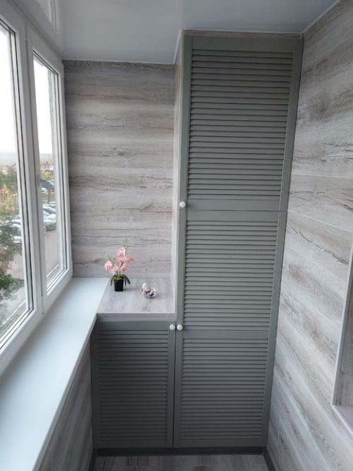 Лоджия в 5-ом микрорайоне - Лоджия под Ключ - всё от остекления до уборки строительного мусора и монтажа функциональных аксессуаров. 05