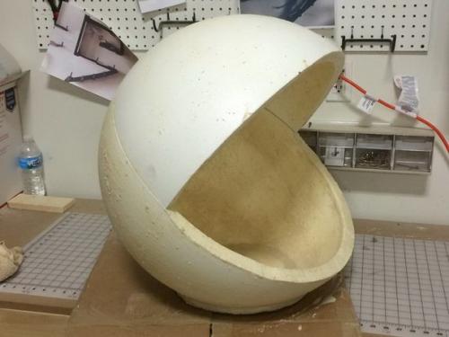 Кровать для кошки в стиле монстра из марио. 04