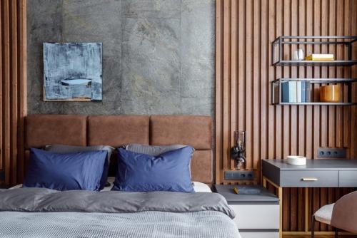 Декоративные рейки - нетривиальный способ декорирования стен или потолка. 03