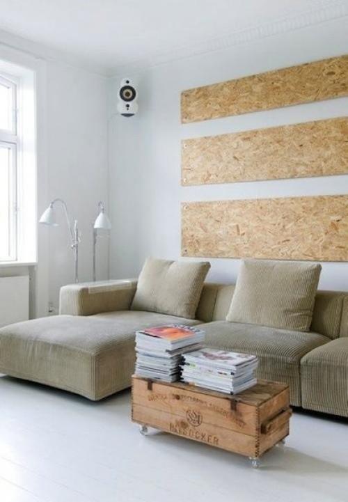 Необычное применение OSB плит в дизайне интерьера. 02