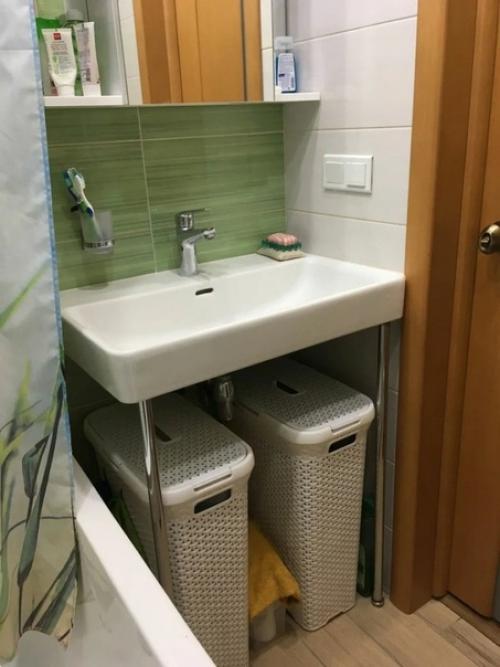 Очень продуманная ванная. 02