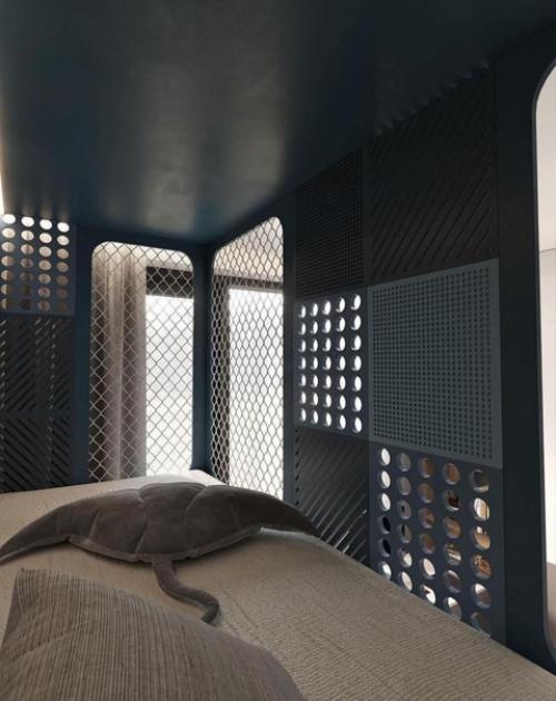 Ух, цветовое решение для детской, конечно, спорное. 03