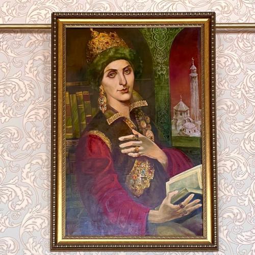 Из коридора мы в центральный гостиный зал потолок попадаем! 07