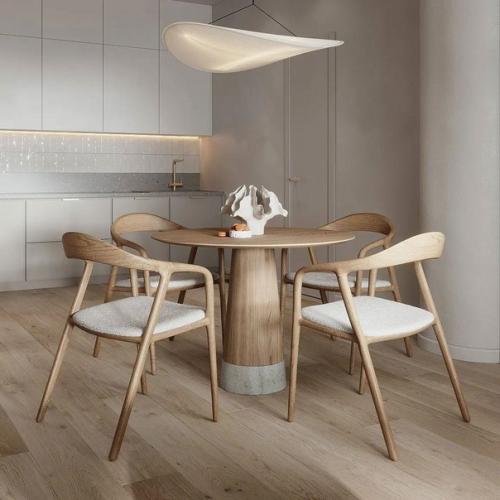 Кадры прихожей и кухни - гостиной в современном стиле. 05