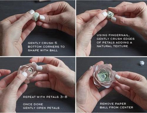 Инструкция по изготовлению красивых цветов из бумаги? 04