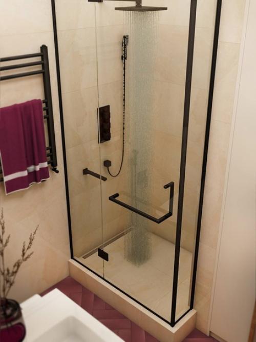 Красивая цветовая гамма с благородными оттенками в интерьере двухкомнатной квартиры. 04