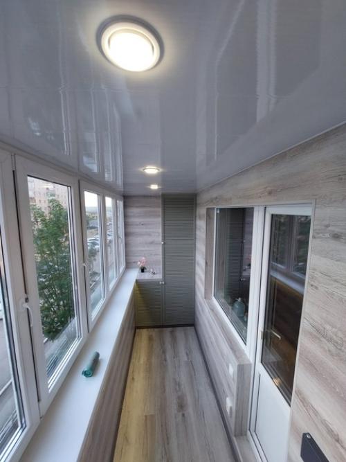 Лоджия в 5-ом микрорайоне - Лоджия под Ключ - всё от остекления до уборки строительного мусора и монтажа функциональных аксессуаров. 04