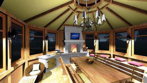 Индивидуальный проект беседки Релакс. 07