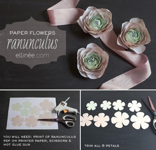 Инструкция по изготовлению красивых цветов из бумаги? 01