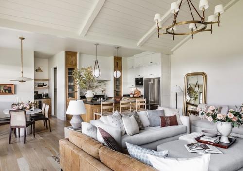 Теплый и уютный интерьер вне времени в США. 04