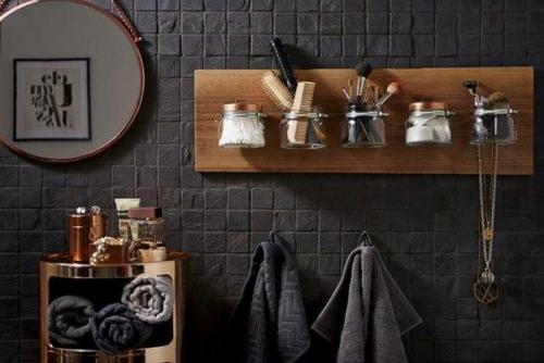 Как сделать оригинальный органайзер в ванную комнату. 04