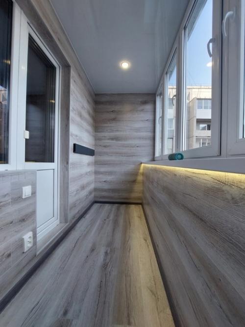 Лоджия в 5-ом микрорайоне - Лоджия под Ключ - всё от остекления до уборки строительного мусора и монтажа функциональных аксессуаров. 01