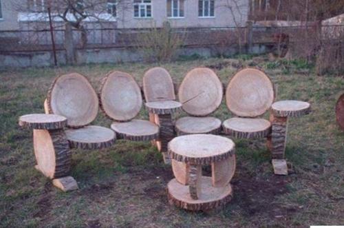 Спилы дерева как материал для творчества. 06