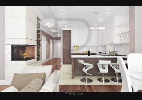 Объединение кухни с гостиной - очень популярное решение для многих квартир и домов. 01