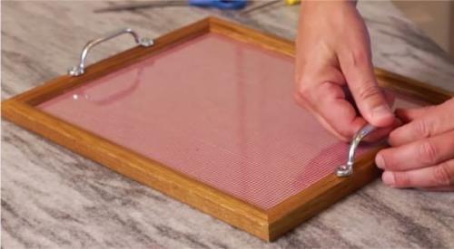 Поднос из рамки для фотографий за 1 вечер? 04